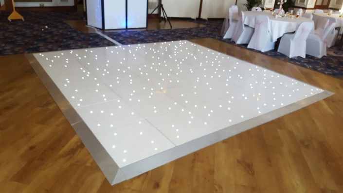 white led dancefloor hire at royal beach hotel southsea