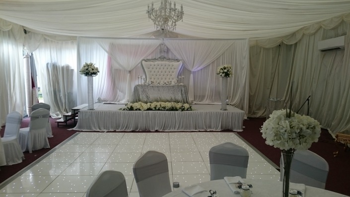 LED dancefloor hire at west middlesex golf club london