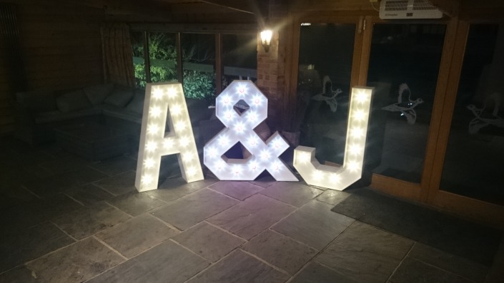 Gates Street Barn, Bramley – Individual Light Up Letter Hire