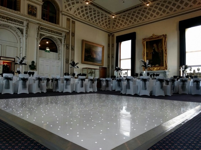 royal marines museum led dancefloor hire
