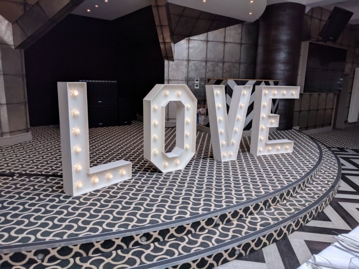 4ft light up love at old thorns hotel and spa