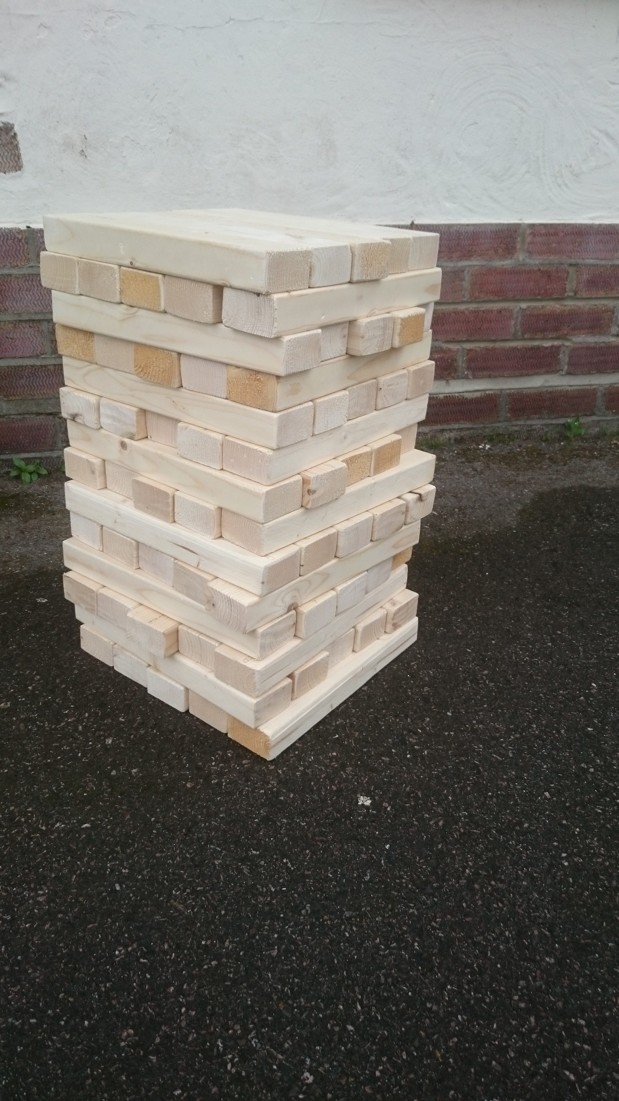 GIANT Outdoor Jenga 5 Block Lizard Events Ltd