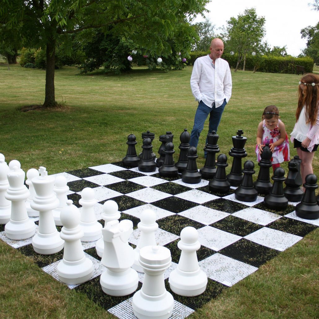 Giant Outdoor Chess 32 Pieces Lizard Events Ltd