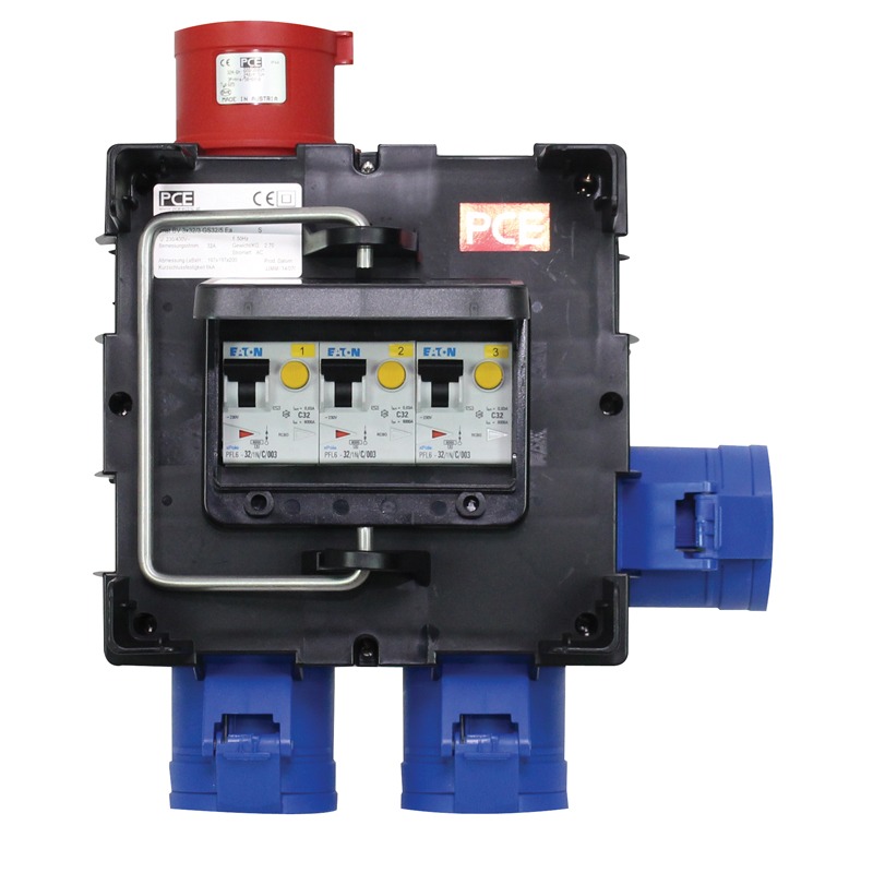IMST Distribution Box 32A Three Phase In, 3 x 32A Single Phase Out
