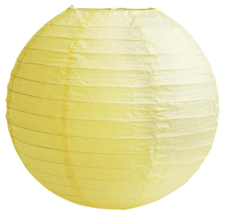 Yellow 12"/ 30cm Lantern