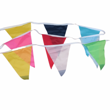 10m Multicolour Outdoor Festival Colour Bunting