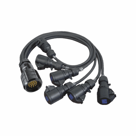 19 Pole Female Socapex  - 6 x 16a Sockets