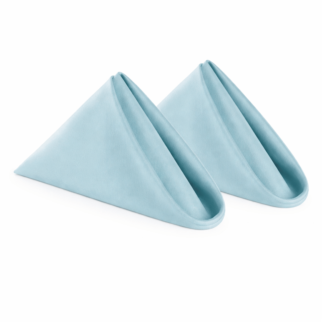 Baby Blue (Light Blue) – Polyester Banqueting Napkins